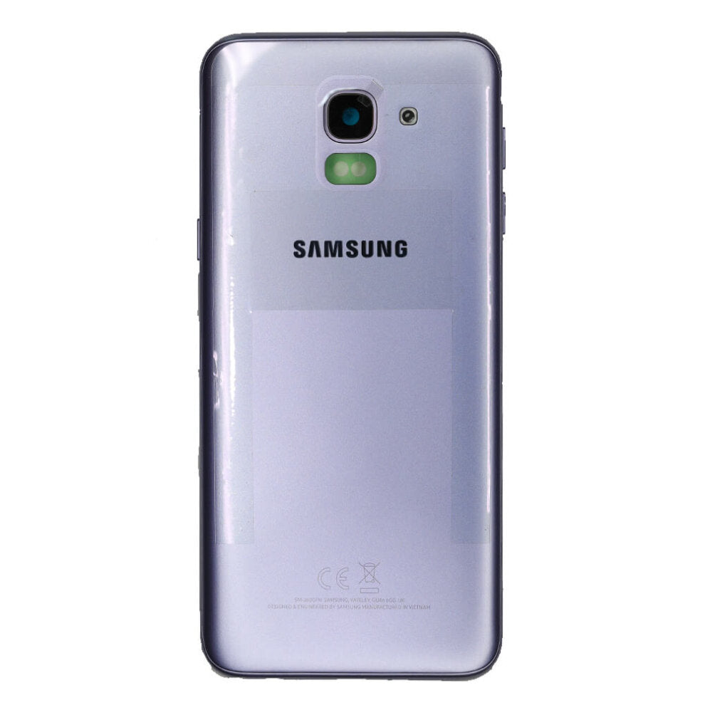 Rear Glass Back Cover for Samsung Galaxy J6 Purple